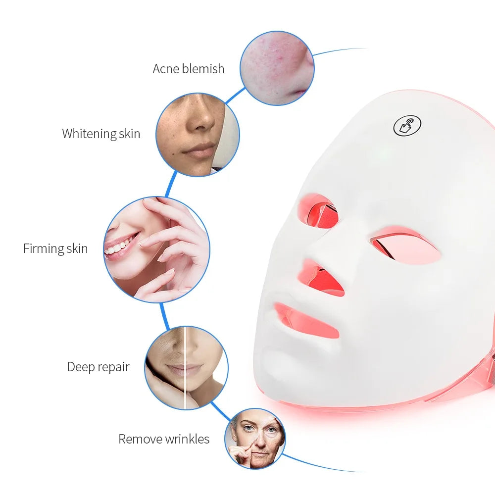 LED Face Mask Light Therapy